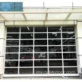 Full Clear Sectional အပိုင်း Aluminum Glass Garel Garage တံခါးတံခါး